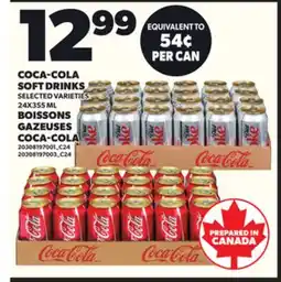 Independent City Market COCA-COLA SOFT DRINKS, 24X355 ML offer
