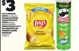 Independent City Market LAY'S POTATO CHIPS, 177-235 OR PRINGLES SUPER STACKS POTATO, 148-156 offer
