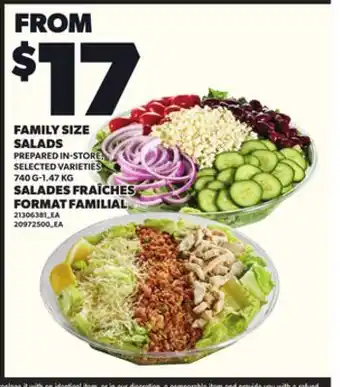 Independent City Market FAMILY SIZE SALADS, 740 G-1.47 KG offer