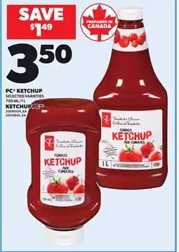 Independent City Market PC KETCHUP, 750 ML/1L offer