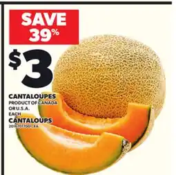 Independent City Market CANTALOUPES offer