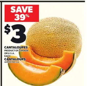 Independent City Market CANTALOUPES offer