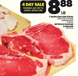 Independent City Market T-BONE GRILLING STEAK offer