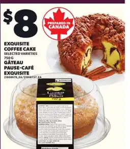 Independent City Market EXQUISITE COFFEE CAKE, 750G offer