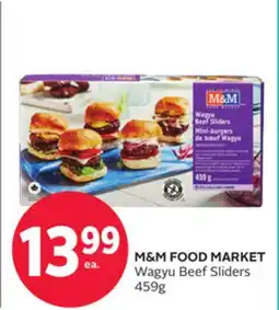Rexall M&M FOOD MARKET Wagyu Beef Sliders 459g offer