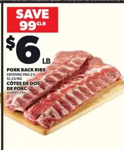 Independent City Market PORK BACK RIBS, PKG 2'S offer