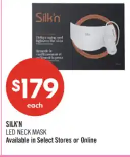 Shoppers Drug Mart SILK'N LED NECK MASK offer