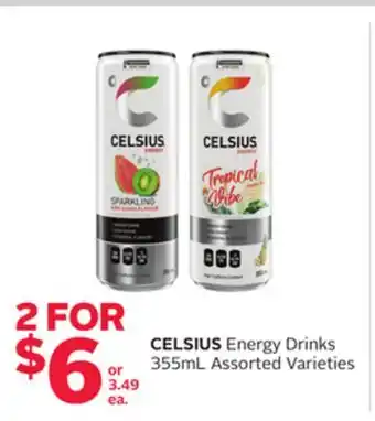 Rexall CELSIUS Energy Drinks offer