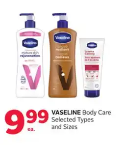 Rexall VASELINE Body Care offer