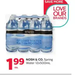 Rexall NOSH & CO. Spring Water offer