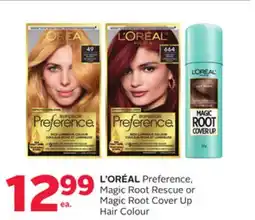 Rexall L' ORÉAL Preference, Magic Root Rescue or Magic Root Cover Up Hair Colour offer