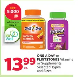 Rexall ONE A DAY or FLINTSTONES Vitamins or Supplements offer
