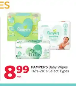 Rexall PAMPERS Baby Wipes offer