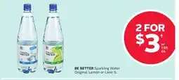 Rexall BE BETTER Sparkling Water offer