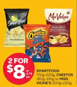 Rexall SMARTFOOD 170g-220g, CHEETOS 180g-310g or MISS VICKIE'S 200g-220g offer