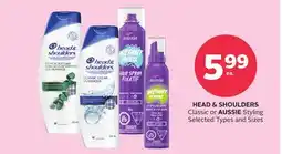 Rexall HEAD & SHOULDERS Classic or AUSSIE Styling offer