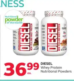 Rexall DIESEL Whey Protein Nutritional offer
