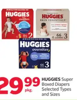 Rexall HUGGIES Super Boxed Diapers offer