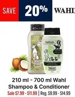 Ren’s Pets Depot Wahl Shampoo & Conditioner offer