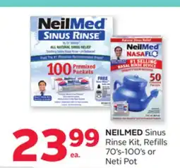 Rexall NEILMED Sinus Rinse Kit, Refills 70's-100's or Neti Pot offer