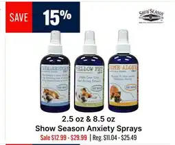 Ren’s Pets Depot Show Season Anxiety Sprays offer