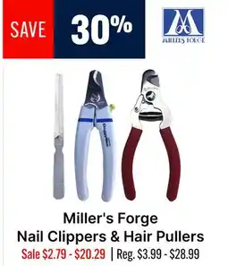 Ren’s Pets Depot Miller's Forge Nail Clippers & Hair Pullers offer