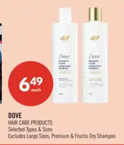 Shoppers Drug Mart DOVE HAIR CARE PRODUCTS offer