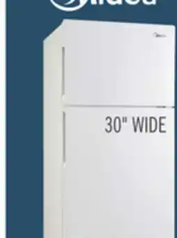 The Brick Midea 18 Cu. Ft. Top-Freezer Refrigerator - MRT18S4AWW offer
