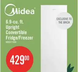 The Brick Midea 6.9 Cu. Ft. Convertible Upright Refrigerator-Freezer - MRU07B3AWW offer