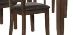 The Brick Talia 7pc Dining Set with Table & 6 Chairs, 60-78W Extension - Grey/Brown offer