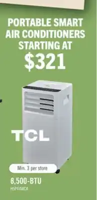 The Brick TCL 8,500 BTU Portable Smart Air Conditioner - H5P44W-CA offer