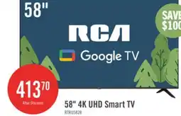 The Brick RCA 58 4K Roku Smart TV offer
