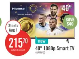 The Brick Hisense A4NF 40 Full HD Smart Fire TV offer