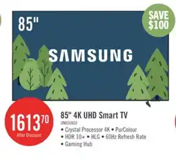 The Brick Samsung 85 Crystal UHD U8000 4K Smart TV offer