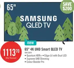 The Brick Samsung 65 Q8F QLED 4K Smart AI TV (QN65Q8FAAFXZC) offer