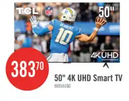 The Brick TCL 50 4K UHD LED HDR Pro+ 60Hz Google Smart TV (50S551G-CA) offer