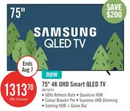 The Brick Samsung 75 Q7F QLED 4K Smart TV with Vision AI offer