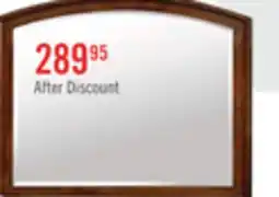 The Brick Chelsea Bedroom Dresser Mirror - Cherry Brown offer