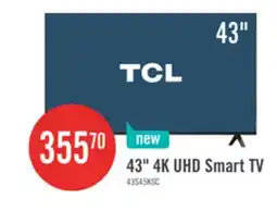 The Brick TCL 43 S45K 4K UHD Google Smart TV offer