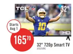 The Brick TCL 32 720p HD LED 60Hz Roku Smart TV (32S250R-CA) offer