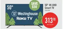 The Brick Westinghouse 50 4K UHD Roku Smart TV offer