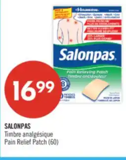 Pharmaprix SALONPAS Pain Relief Patch offer
