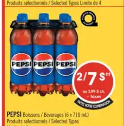Pharmaprix PEPSI Beverages offer