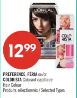 Pharmaprix PREFERENCE, FÉRIA or Hair Colour offer