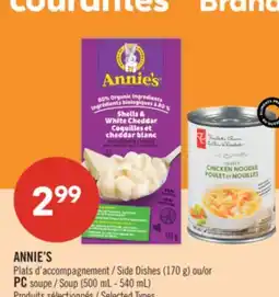 Pharmaprix ANNIE'S Side Dishes (170 g) or PC Soup (500 mL - 540 mL) offer