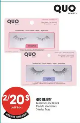 Pharmaprix QUO BEAUTY False Lashes offer