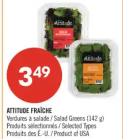 Pharmaprix ATTITUDE FRAÎCHE Salad Greens offer