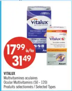 Pharmaprix VITALUX Ocular Multivitamins offer
