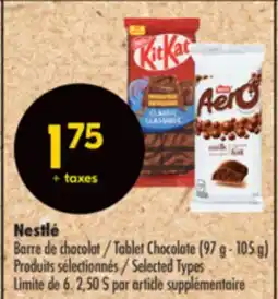 Pharmaprix Nestlé Tablet Chocolate offer