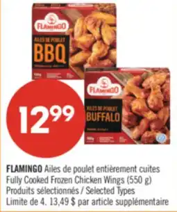 Pharmaprix FLAMINGO Fully Cooked Frozen Chicken Wings offer
